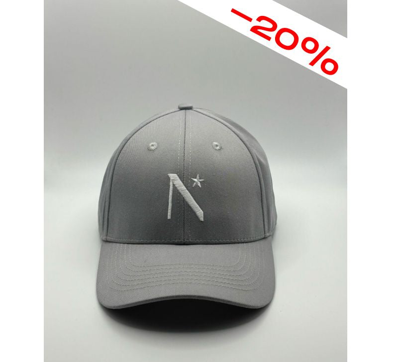 Casquette South Beach Opal Grey & White