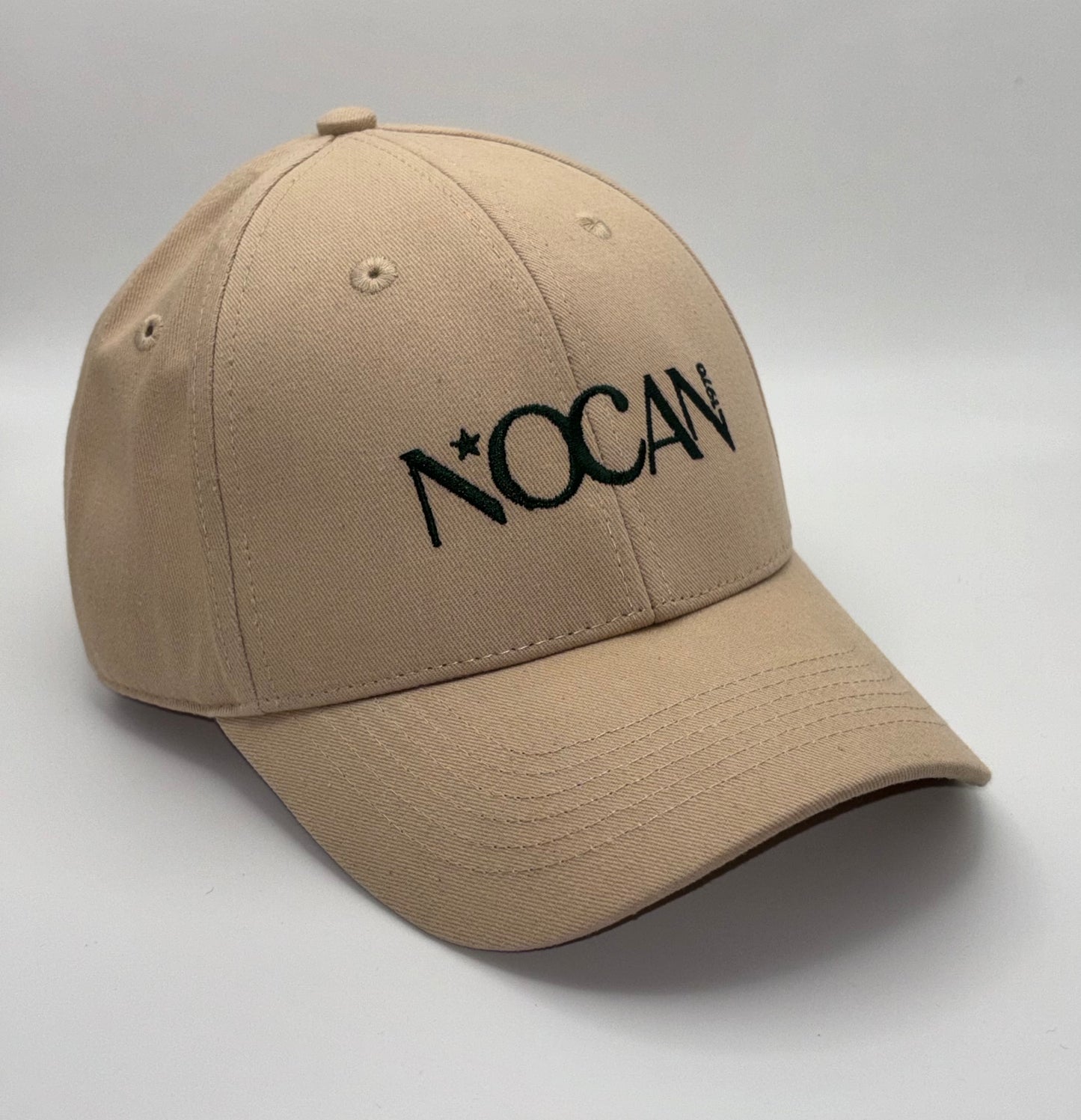 Casquette Beverly hills Sable et Vert Sapin