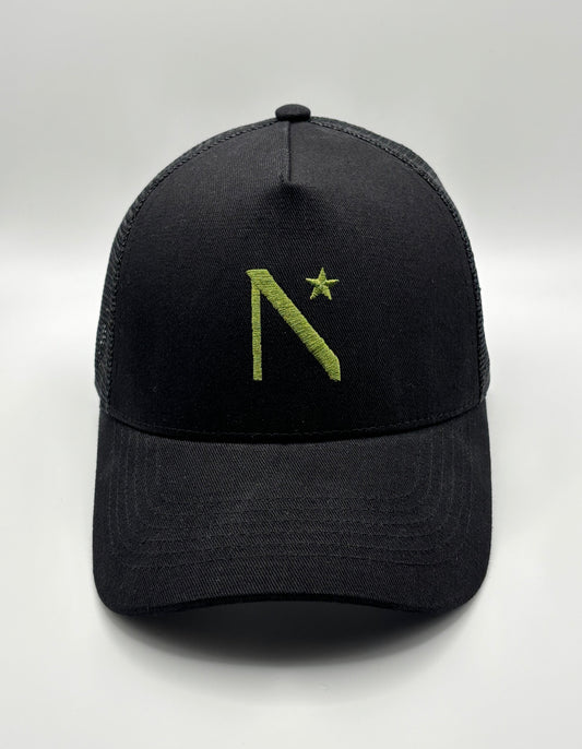 Casquette Little Havana Total Black & Grasshoper