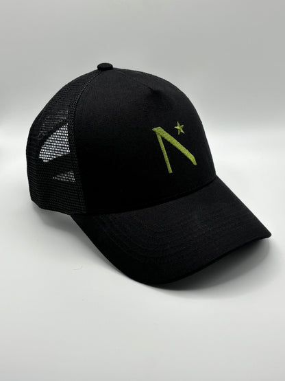 Casquette Little Havana Total Black & Grasshoper