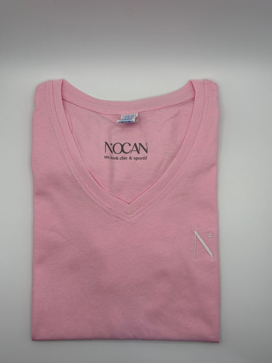 T-Shirt Femme Rose "Le Délicat"