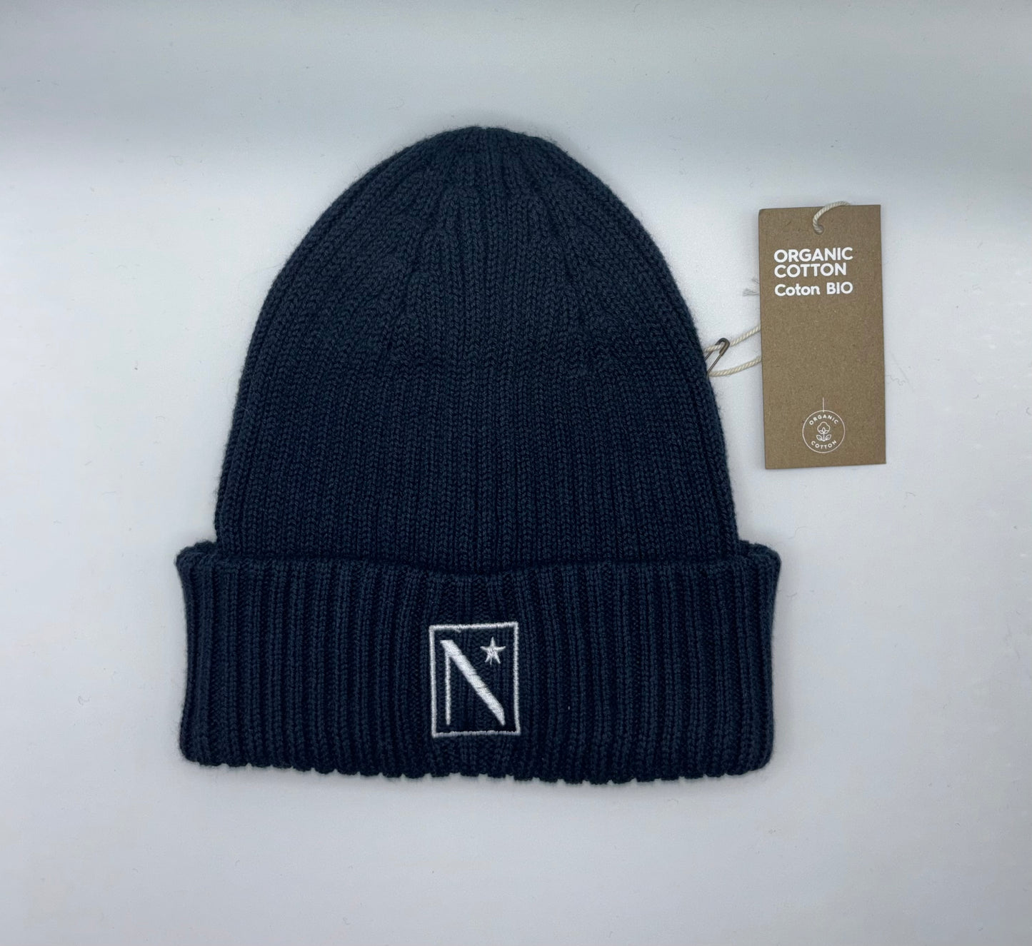 Bonnet Ashbury Navy et Blanc