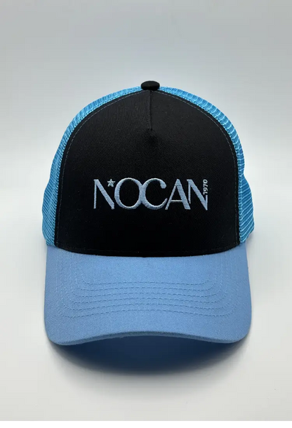 Casquette Soho  Noir et Bleu d'Alaska